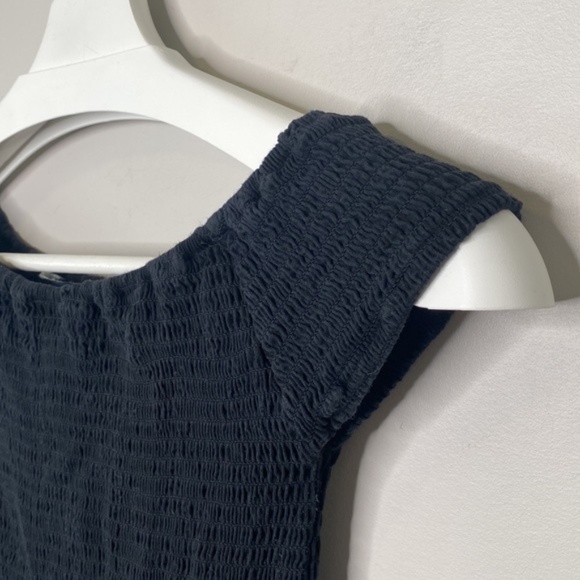 Brandy Melville Black Elasticated Ruched Off Shoulder Crop Top - Picture 2 of 11